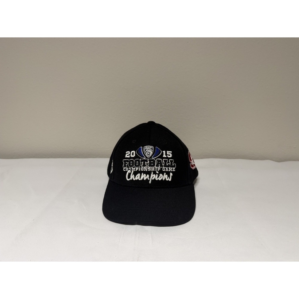 Stanford Cardinal Hat Cap Snap Back Black PAC 12 Champions 2015 Locker Room
